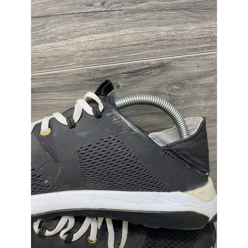 OLUKAI Shoes Womens US 10 Black Huia Mesh Lace-Up Athletic Sneakers